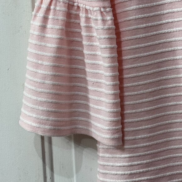 Neiman Marcus Women's Sz XS Knit Top 3/4 Bell Sleeve Light Pink/White Striped - Picture 4 of 11